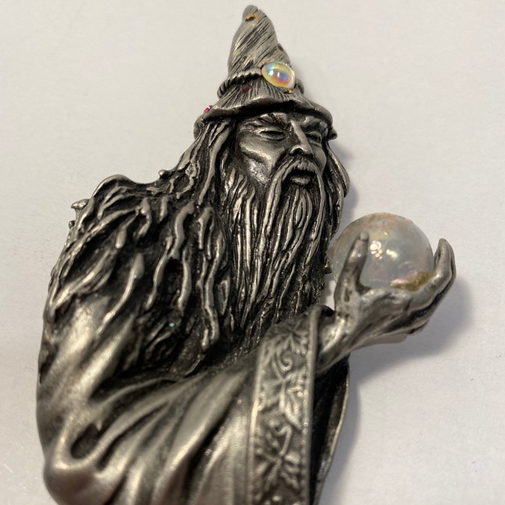 Vintage Jonette Jewelry (JJ) Wizard Brooch